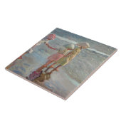 Joaquin Sorolla - De drie zussen Tegeltje (Zijkant)
