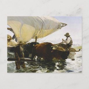 Joaquin Sorolla - De terugkeer van Gevist Briefkaart