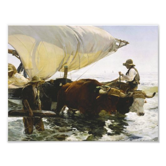 Joaquin Sorolla - De terugkeer van Gevist Foto Afdruk (Voorkant)