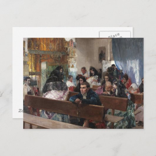 Joaquin Sorolla - Het aptisme Briefkaart (Voorkant / Achterkant)