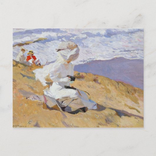 Joaquin Sorolla - Het moment vastleggen Briefkaart (Voorkant)