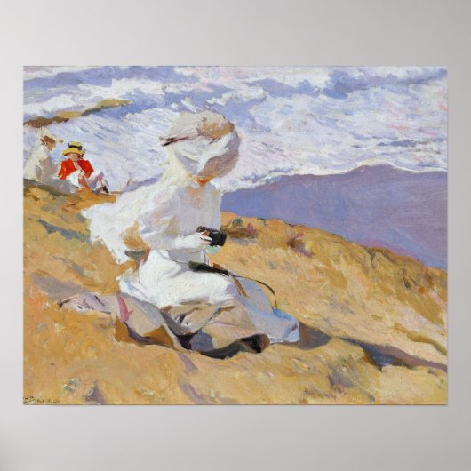 Joaquin Sorolla - Het moment vastleggen Poster (Voorkant)