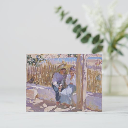 Joaquín Sorolla- Idyll, Javea Briefkaart (Staand voorkant)