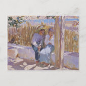 Joaquín Sorolla- Idyll, Javea Briefkaart (Voorkant)