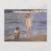 Joaquín Sorolla - Kinderen die in de middagzon zwe Briefkaart (Voorkant)