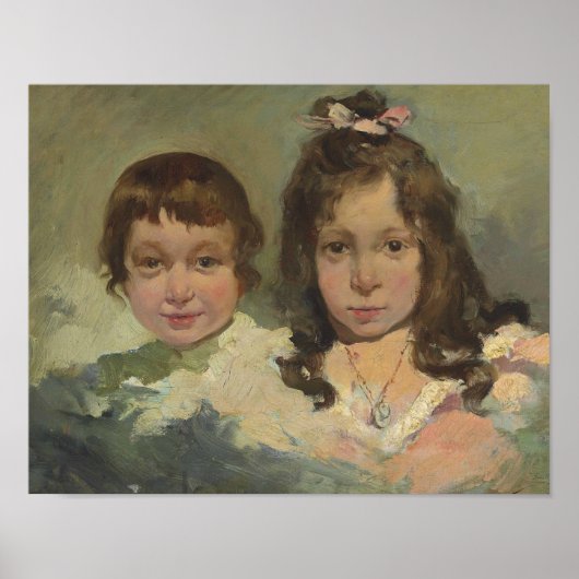 Joaquin Sorolla - María en Joaquín Poster (Voorkant)