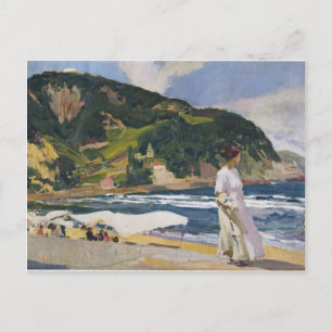 Joaquín Sorolla-Maria op het strand, Zarauz Briefkaart