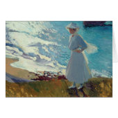 Joaquin Sorolla - Maria over het strand in Biarrit (Voorkant Horizontaal)