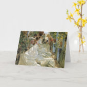 Joaquín Sorolla- Mending het Zeil Kaart (Gele Bloem)