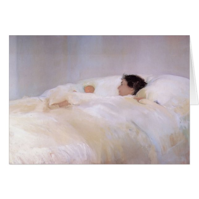 Joaquín Sorolla- Moeder (Voorkant Horizontaal)