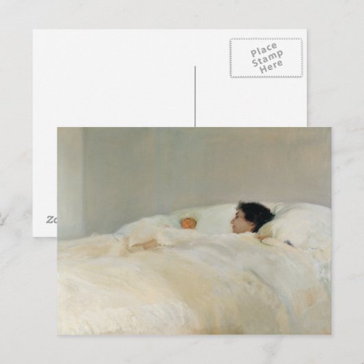 Joaquin Sorolla - Moeder Briefkaart (Voorkant / Achterkant)