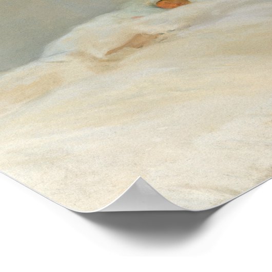 Joaquin Sorolla - Moeder Poster (Hoek)