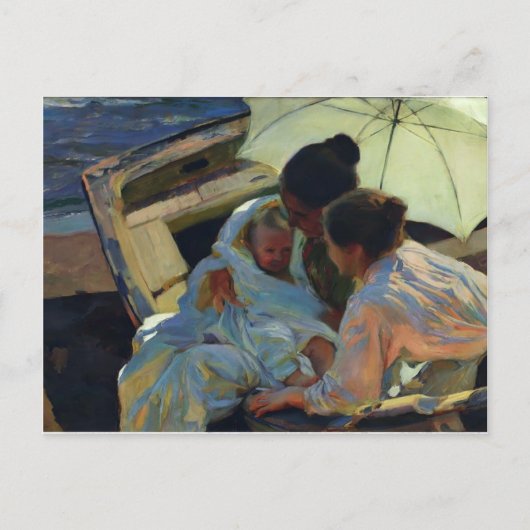 Joaquín Sorolla - Na de dood Briefkaart (Voorkant)