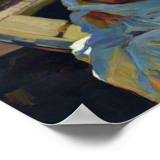 Joaquín Sorolla - Na de dood Poster (Hoek)