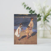Joaquín Sorolla - naar het water, Valencia Briefkaart (Staand voorkant)