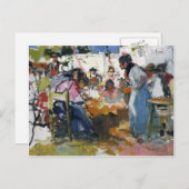 Joaquín Sorolla- Net Menders in Valencia Briefkaart (Voorkant / Achterkant)
