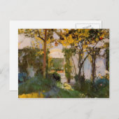 Joaquín Sorolla - Oude tuin van Alcazar in Sevilla Briefkaart (Voorkant / Achterkant)
