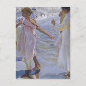Joaquín Sorolla over de kust Briefkaart (Voorkant)