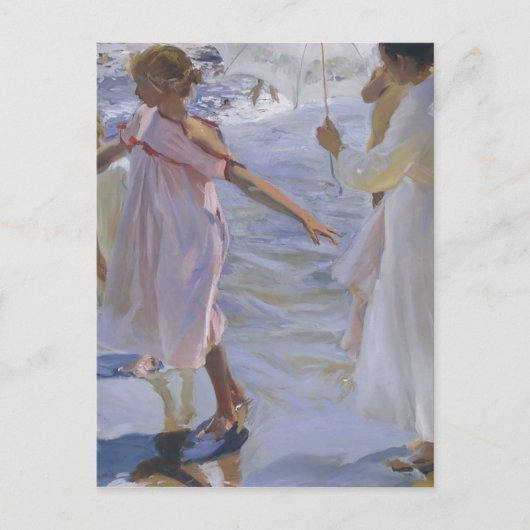 Joaquín Sorolla over de kust Briefkaart (Voorkant)