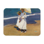 Joaquin Sorolla over het strand Magneet (Horizontaal)