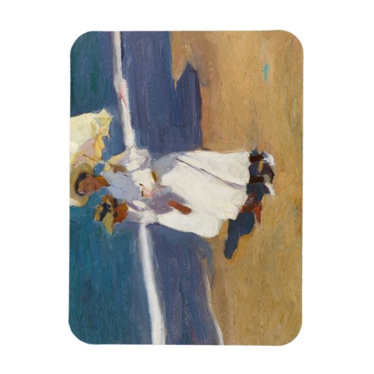 Joaquin Sorolla over het strand Magneet (Verticaal)