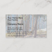 Joaquín Sorolla- Pine Trees Visitekaartje (Voorkant)