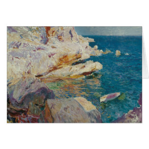 Joaquin Sorolla-Rocks van Javea en de Witte Boat
