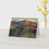 Joaquín Sorolla- Sierra Nevada van Alhambra Kaart (Gele Bloem)