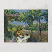 Joaquin Sorolla - Siesta in de tuin Briefkaart (Voorkant)