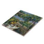 Joaquin Sorolla - Siesta in de tuin Tegeltje (Zijkant)