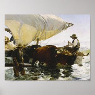 Joaquin Sorolla - The Return from Fishing Poster
