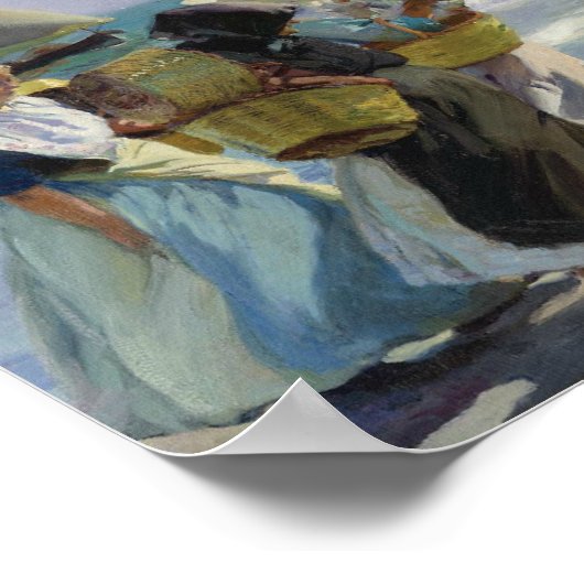 Joaquin Sorolla - The Three Sails Poster (Hoek)