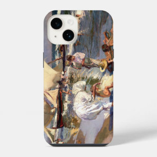 Joaquin Sorolla - Valencia Beach by Morning Light iPhone 14 Hoesje
