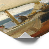 Joaquin Sorolla - Valencia Beach Poster (Hoek)
