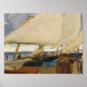 Joaquin Sorolla - Valencia Beach Poster (Voorkant)