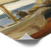 Joaquin Sorolla - Valencia Beach Poster (Hoek)