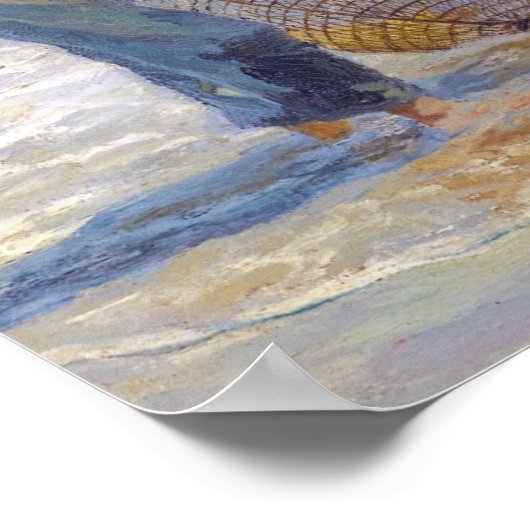 Joaquin Sorolla - Valenciaanse visser Poster (Hoek)