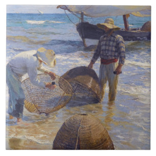 Joaquin Sorolla - Valenciaanse visser Tegeltje