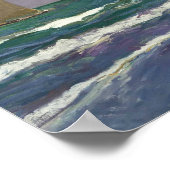 Joaquin Sorolla - Verzendstaarten in het Zee Poster (Hoek)