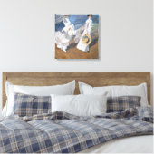 Joaquin Sorolla - Vrouwen wandelen op het strand Canvas Afdruk (Insitu (Slaapkamer))