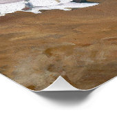 Joaquin Sorolla - Vrouwen wandelen op het strand Perfect Poster (Hoek)