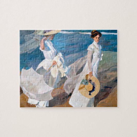 Joaquín Sorolla wandelingen langs de zee Legpuzzel (Horizontaal)