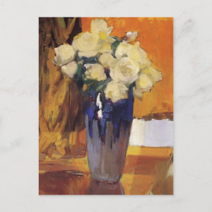 Joaquín Sorolla-White Roses van het Huis van de tu Briefkaart