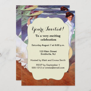 Joaquin Sorolla Women Walking Beach Kaart