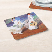 Joaquin Sorolla Women Walking Beach Kartonnen Onderzetters (Schuin)