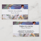 Joaquin Sorolla Women Walking Beach Visitekaartje (Voorkant / Achterkant)