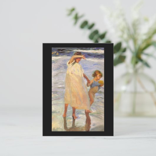 Joaquín Sorolla y Bastida 2 Sisters Briefkaart (Staand voorkant)