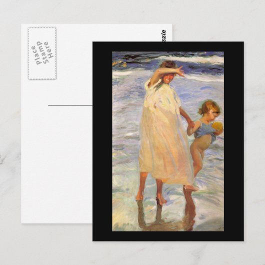 Joaquín Sorolla y Bastida 2 Sisters Briefkaart (Voorkant / Achterkant)