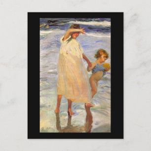 Joaquín Sorolla y Bastida 2 Sisters Briefkaart