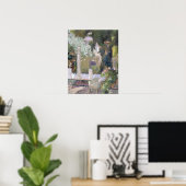 Joaquín Sorolla y Bastida De tuinen Poster (Thuiskantoor)